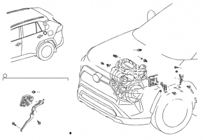 Toyota Venza 21- Fuel Pump Control Unit Bracket