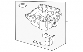 Box pocket center console with cup holders Mercedes W167 GLE 350 450 20-23