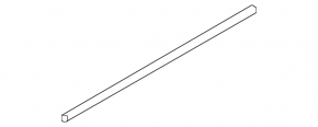 Door seal on the threshold left Ford Transit Connect MK2 13-23