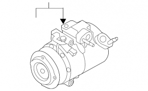 Air Conditioning Compressor Ford Explorer 11-19 3.5 7SBH17C