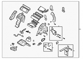 Mazda CX-7 heater assembly