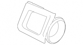Bare heater housing Ford Escape MK3 17-19 rest