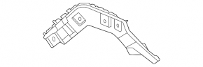 Rear bumper mount right on the wing Ford Bronco Sport 21-25