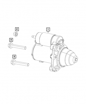 Starter Jeep Cherokee KL 14-3.2
