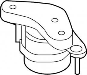 Engine mount rear Infiniti Q50 16- RWD 3.0