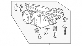 Air Filter Housing Acura ILX 13-15