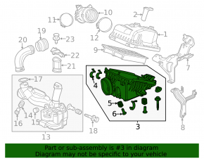 Air Filter Housing Acura ILX 13-15