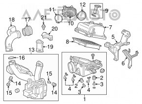 Air Filter Housing Acura ILX 13-15