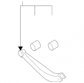 Subaru b9 Tribeca rear left control arm