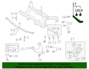 Subaru b9 Tribeca rear left control arm