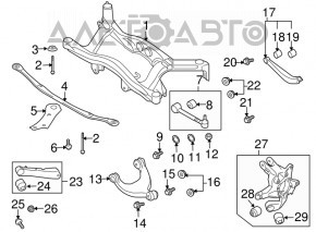 Subaru b9 Tribeca rear left control arm