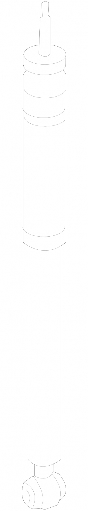 Rear left shock absorber Mercedes W211 E350