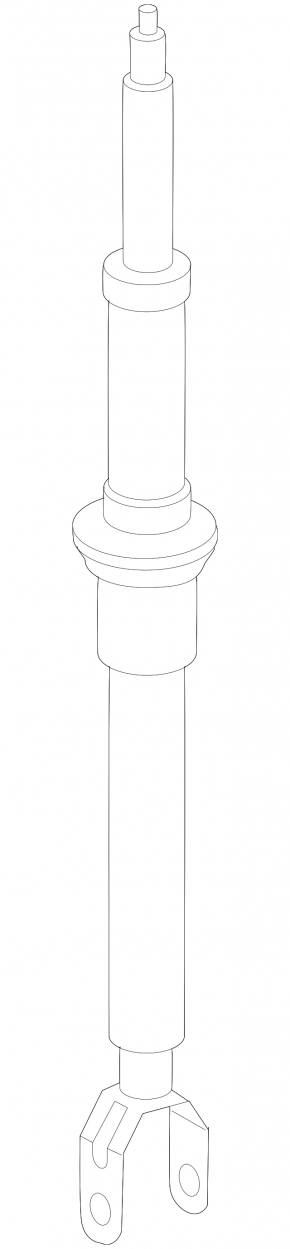 Rear left shock absorber Mercedes W211 E350