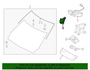 Rain sensor Nissan Murano 25-26