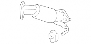Intake pipe Kia Sorento 16-20 2.4 FWD