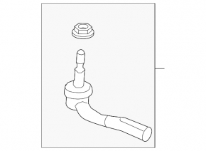 Steering tip right Volvo XC60 18-24