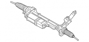 Steering rack BMW X5 F15 14-18 EUR