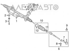 BMW X5 F15 14-18 Electric Steering Rack