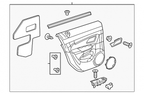 Door trim card rear left Chevrolet Cruze 11-16