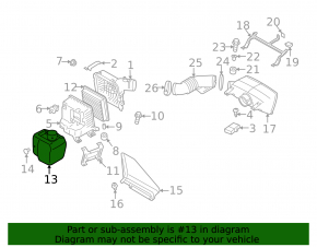 Subaru b9 Tribeca garbage disposal