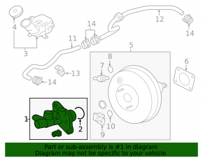 Mitsubishi Outlander 14-20 Brake Master Cylinder