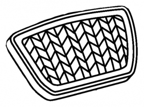 Lexus ES300h ES350 13-18 Brake Pedal Pad