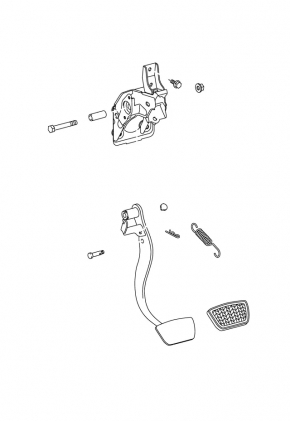 Lexus ES300h ES350 13-18 Brake Pedal Pad