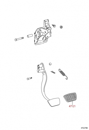 Lexus ES300h ES350 13-18 Brake Pedal Pad