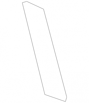 Hood hinge trim left Audi A6 C7 12-18