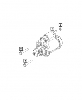 Jeep Grand Cherokee WK2 16-20 3.6 Starter