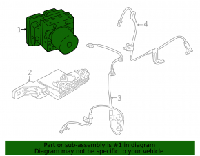 ABS ABS Hyundai Elantra 21-23 under rear electric calipers