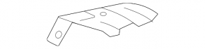 Front right fender bracket Kia Soul 14-19
