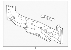 Rear panel Honda CRV 15-16