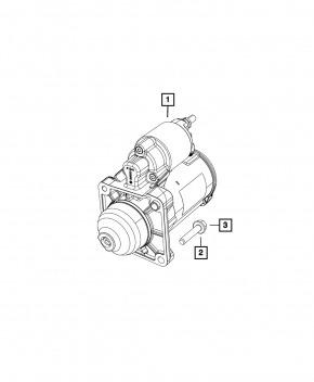 Starter Jeep Renegade 19-23 1.3T
