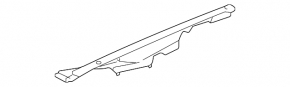 Left hood-wing seal for Honda Crosstour 12-15