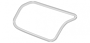 Honda Accord 13-17 trunk lid seal