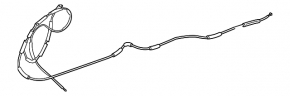 Honda Accord 13-17 Fuel Filler and Trunk Lid Release Cable