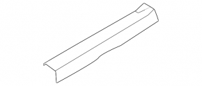 Door sill trim front left Nissan Sentra 20-24 black