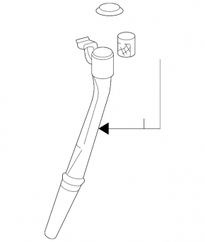 Washer reservoir neck Lexus RX300 98-03
