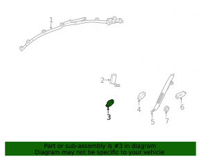 Airbag sensor, left door, Lexus CT200h 11-17