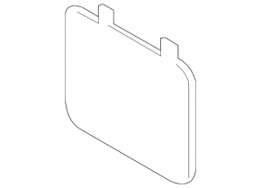Subaru Forester 14-18 SJ Trunk Door Trim Plug Black