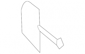 Mercedes S-class W222 14-17 front bumper towing hook cap