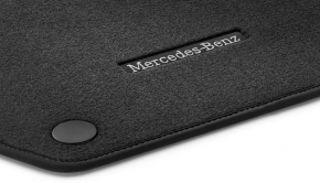 Carpet interior rear left Mercedes GLC 16-22 cloth black