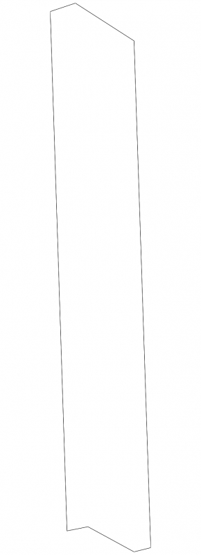 Door trim side rear right Mazda6 03-08