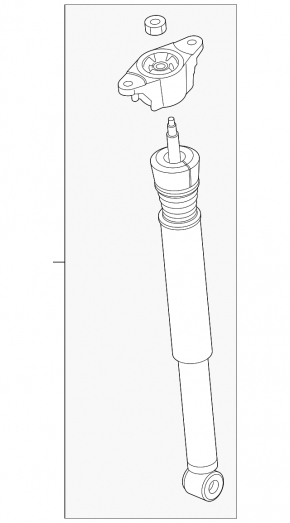 Rear left shock absorber Mazda 6 19-21
