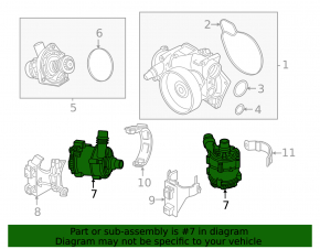 BMW X5 F15 16-18 Plug-in Heater Pump