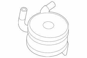 Oil cooler for Toyota Highlander 14-16 3.5 engine