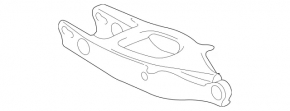 Mercedes W211 rear left control arm