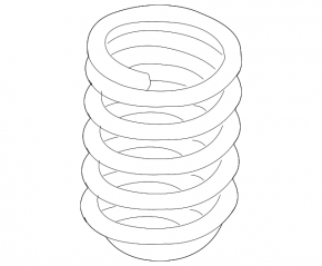 Front left spring BMW 1 E82 08-13