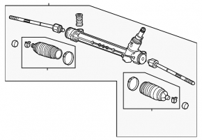 Steering rack Buick Encore 13-19